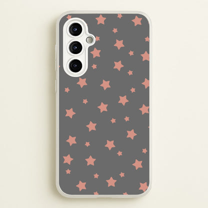 Rose Gold Star Pattern  -  Phone Case for Galaxy A54
