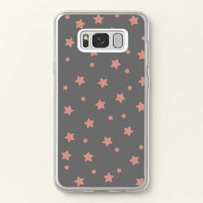 Rose Gold Star Pattern  -  Phone Case for Galaxy S8