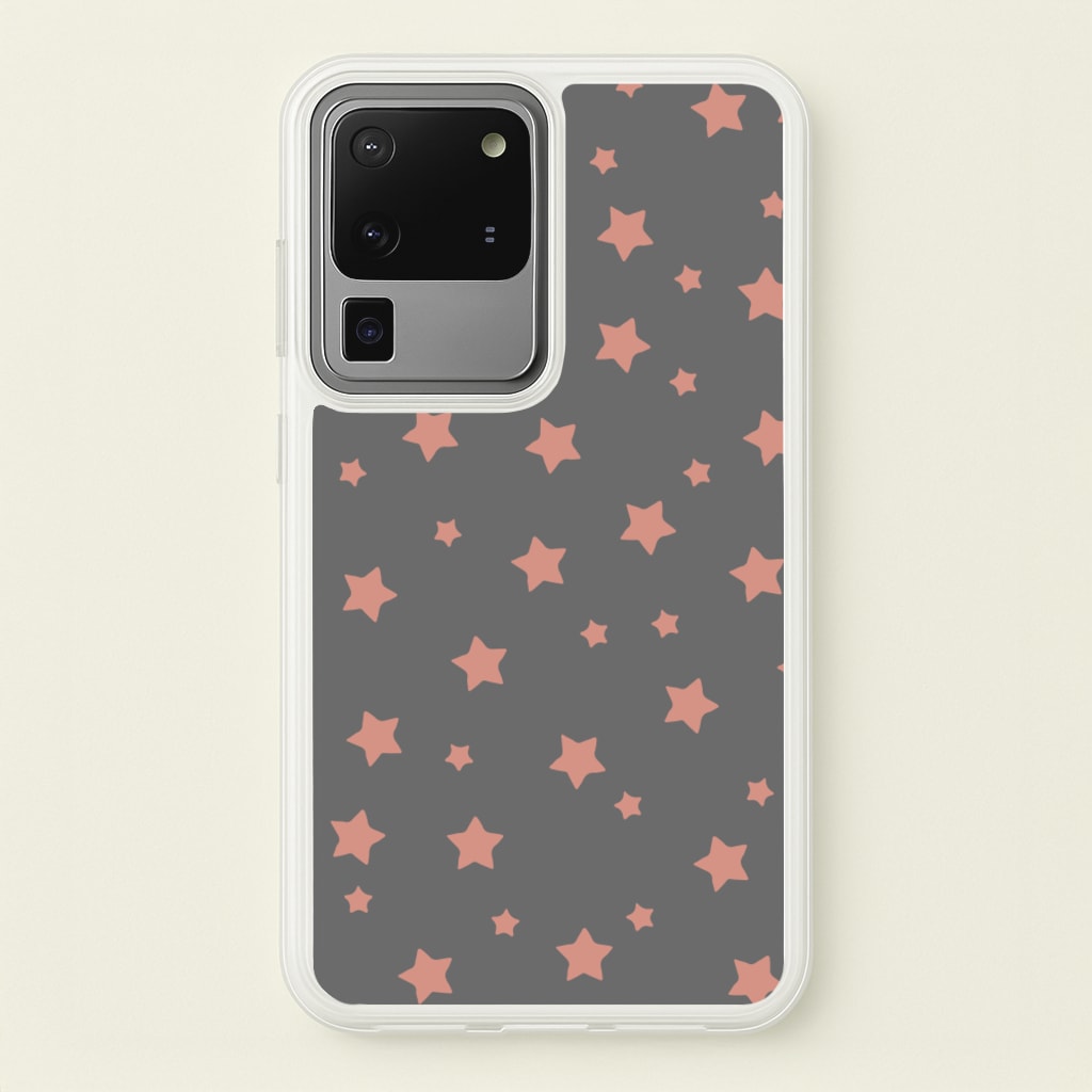 Rose Gold Star Pattern  -  Phone Case for Galaxy S20 Ultra