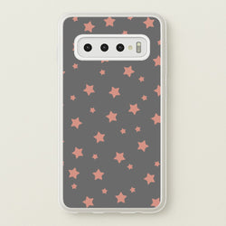 Rose Gold Star Pattern  -  Phone Case for Galaxy S10
