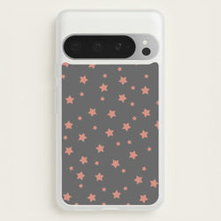 Rose Gold Star Pattern  -  Phone Case for Google Pixel 9 Pro XL