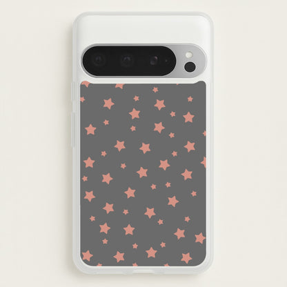 Rose Gold Star Pattern  -  Phone Case for Google Pixel 9 Pro XL