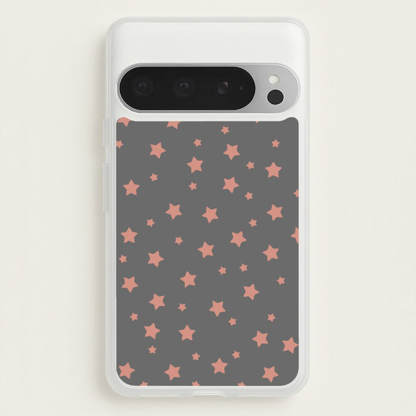 Rose Gold Star Pattern  -  Phone Case for Google Pixel 9 Pro XL