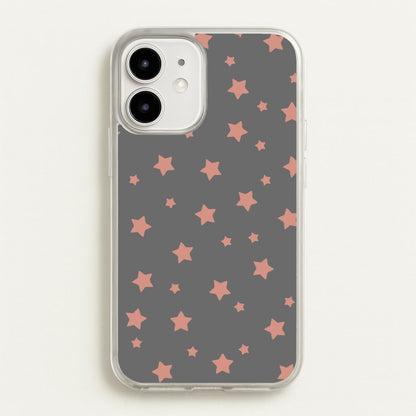 Rose Gold Star Pattern  -  Phone Case for iPhone 12 / 12 Pro
