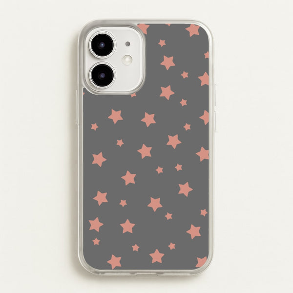 Rose Gold Star Pattern  -  Phone Case for iPhone 12 / 12 Pro