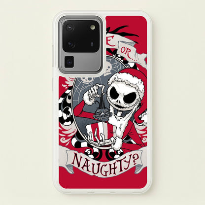 Nice Or Naughty - A Nightmare Before Christmas  -  Phone Case for Galaxy S20 Ultra