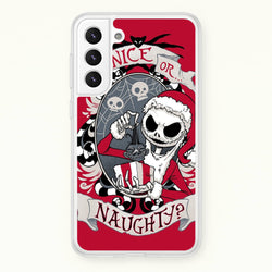Nice Or Naughty - A Nightmare Before Christmas  -  Phone Case for Galaxy S21 Plus
