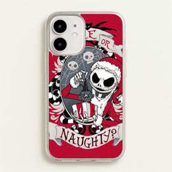 Nice Or Naughty - A Nightmare Before Christmas  -  Phone Case for iPhone 12 / 12 Pro