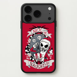Nice Or Naughty - A Nightmare Before Christmas Phone Case for iPhone 17 Pro