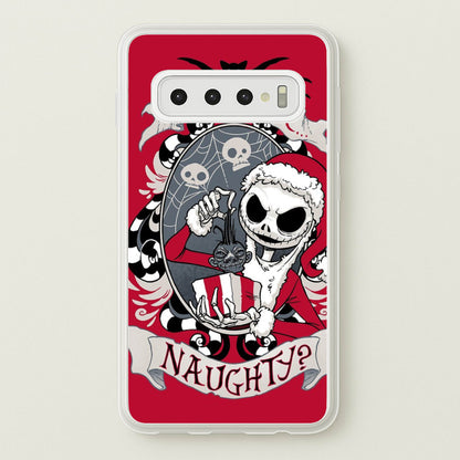 Nice Or Naughty - A Nightmare Before Christmas  -  Phone Case for Galaxy S10