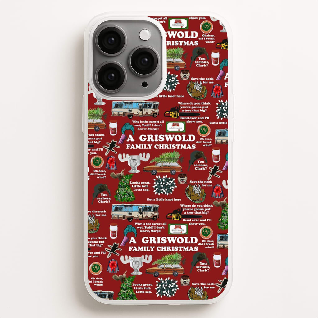 Christmas Holiday Collage Phone Case