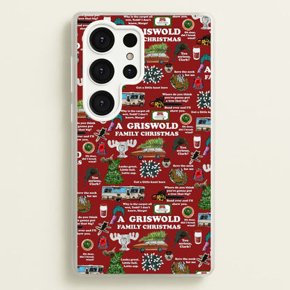 Christmas Holiday Collage  -  Phone Case for Galaxy S25 Ultra