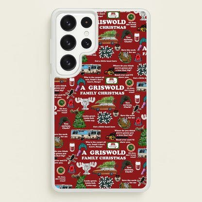 Christmas Holiday Collage  -  Phone Case for Galaxy S23 Ultra