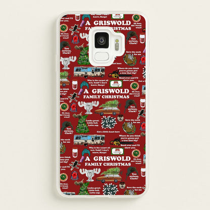 Christmas Holiday Collage  -  Phone Case for Galaxy S9