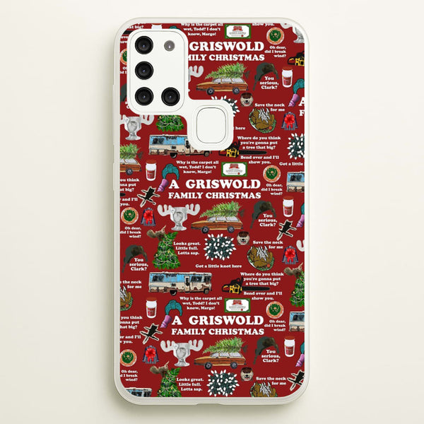 Christmas Holiday Collage  -  Phone Case for Galaxy A21s