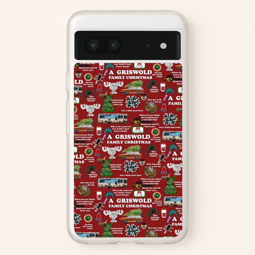 Christmas Holiday Collage  -  Phone Case for Google Pixel 7