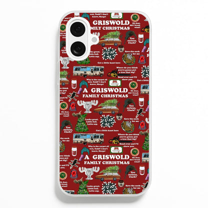 Christmas Holiday Collage  -  Phone Case for iPhone 16 Plus