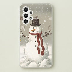 Christmas Snowman Drawing  -  Phone Case for Galaxy A13