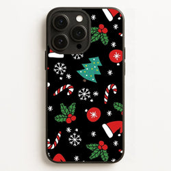 Christmas Objects Pattern  -  Phone Case for iPhone 16 Pro Max