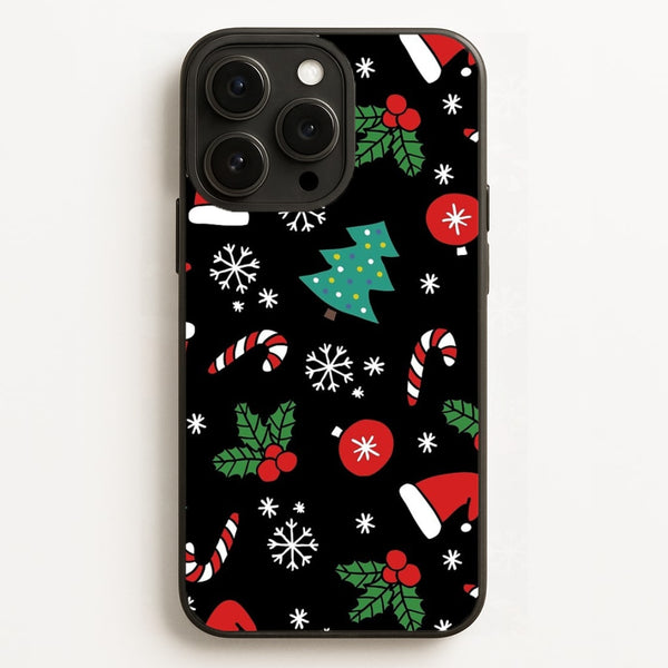 Christmas Objects Pattern  -  Phone Case for iPhone 16 Pro Max