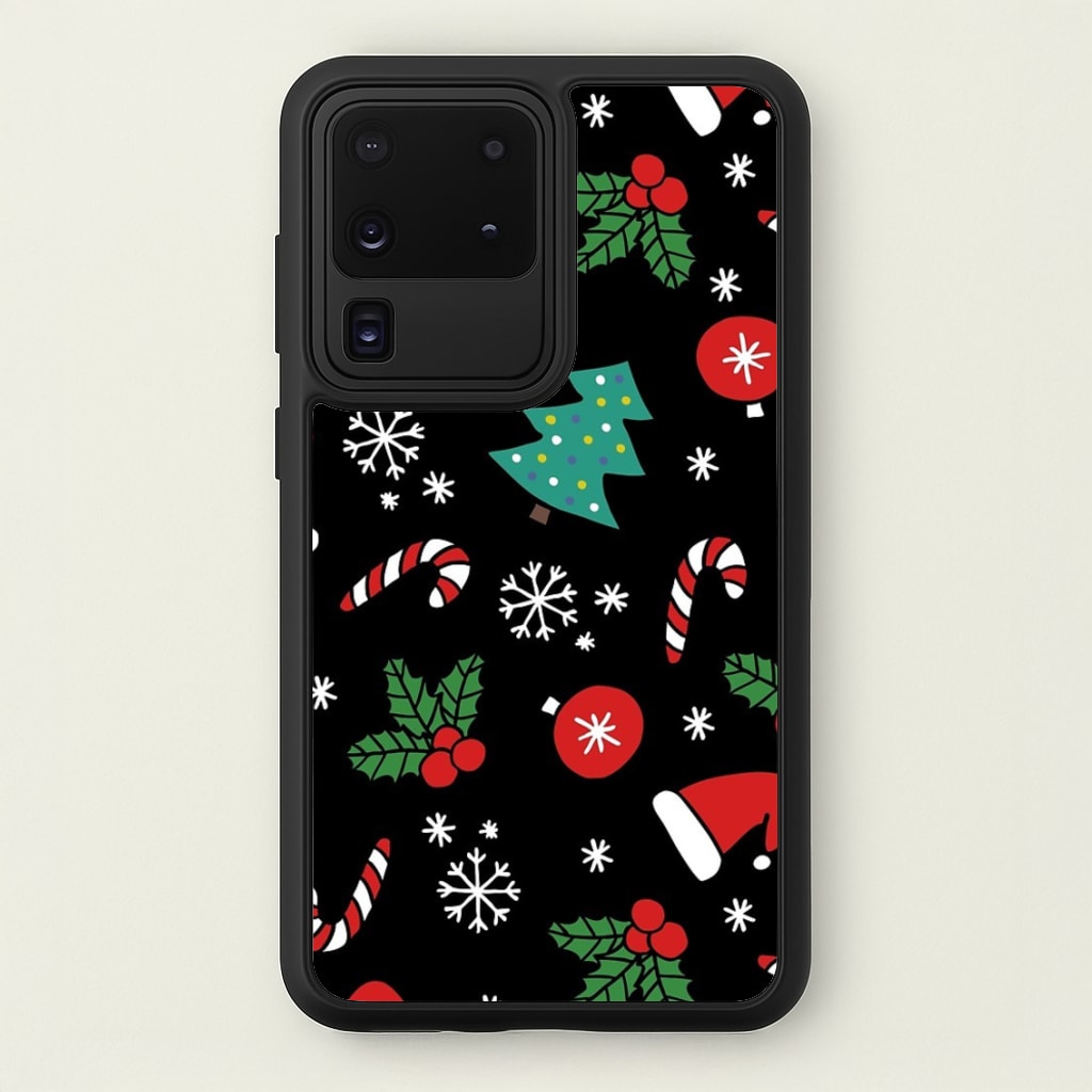 Christmas Objects Pattern  -  Phone Case for Galaxy S20 Ultra