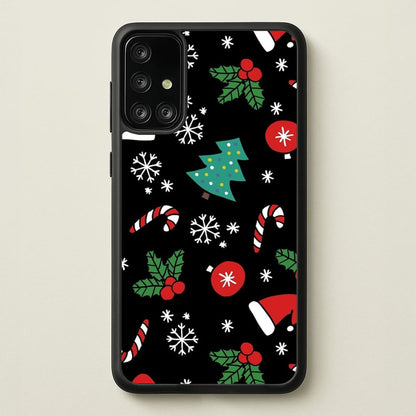 Christmas Objects Pattern  -  Phone Case for Galaxy A71