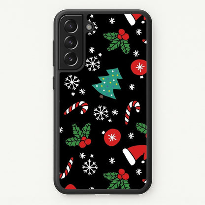 Christmas Objects Pattern  -  Phone Case for Galaxy S22