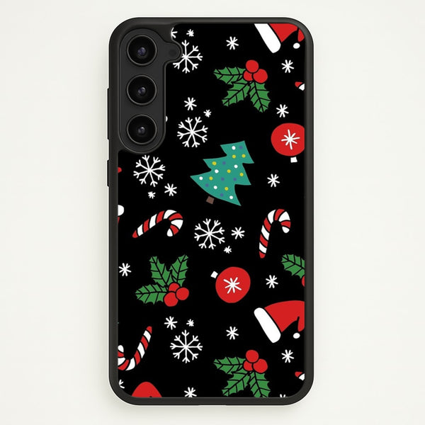 Christmas Objects Pattern  -  Phone Case for Galaxy S23 Plus