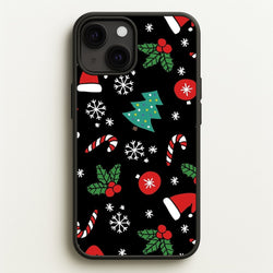 Christmas Objects Pattern  -  Phone Case for iPhone 13 Mini
