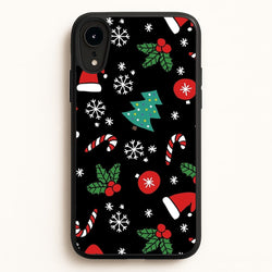 Christmas Objects Pattern  -  Phone Case for iPhone XR