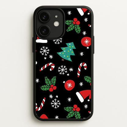 Christmas Objects Pattern  -  Phone Case for iPhone 11