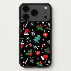 Christmas Objects Pattern Phone Case for iPhone 17 Pro