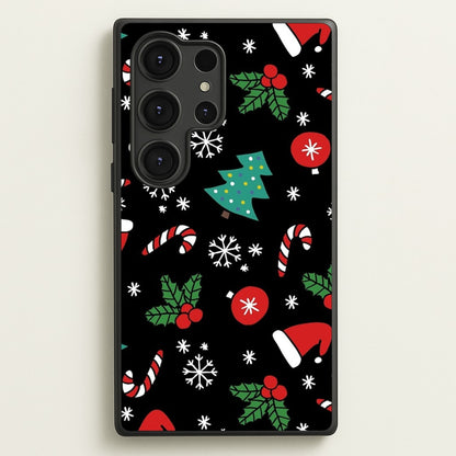 Christmas Objects Pattern  -  Phone Case for Galaxy S25 Ultra