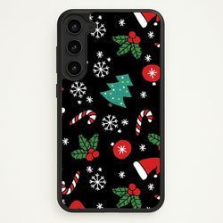 Christmas Objects Pattern  -  Phone Case for Galaxy S23