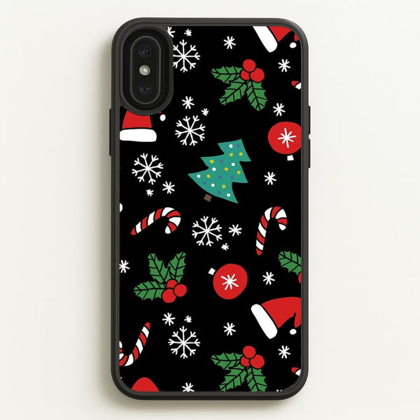 Christmas Objects Pattern  -  Phone Case for iPhone XS Max