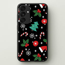 Christmas Objects Pattern  -  Phone Case for Galaxy A35