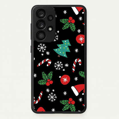 Christmas Objects Pattern  -  Phone Case for Galaxy A53