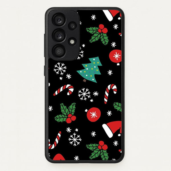 Christmas Objects Pattern  -  Phone Case for Galaxy A53