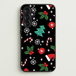 Christmas Objects Pattern  -  Phone Case for Galaxy A14