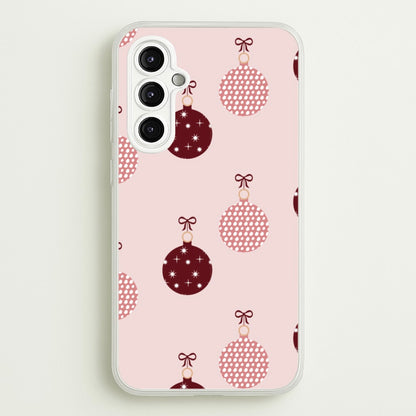 Christmas Bauble Pattern  - Christmas Phone Case for Galaxy A14