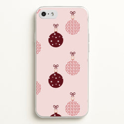 Christmas Bauble Pattern  - Christmas Phone Case for iPhone 5 / 5s / SE 2016