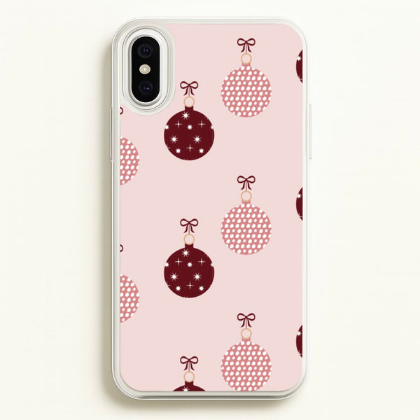Christmas Bauble Pattern  - Christmas Phone Case for iPhone XS Max