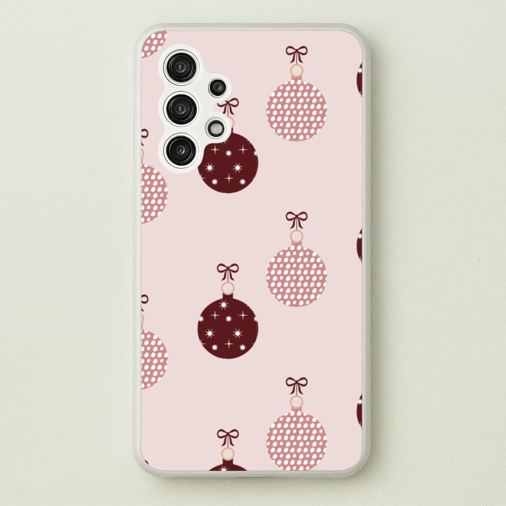 Christmas Bauble Pattern  - Christmas Phone Case for Galaxy A13
