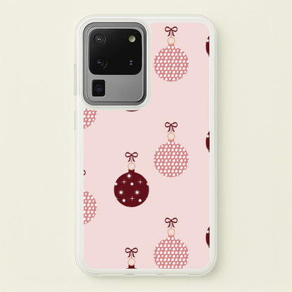 Christmas Bauble Pattern  - Christmas Phone Case for Galaxy S20 Ultra