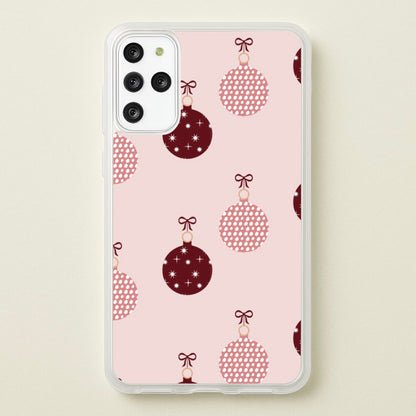 Christmas Bauble Pattern  - Christmas Phone Case for Galaxy S20 Plus