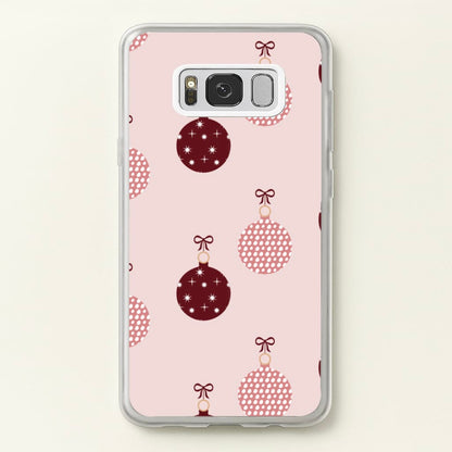 Christmas Bauble Pattern  - Christmas Phone Case for Galaxy S8 Plus