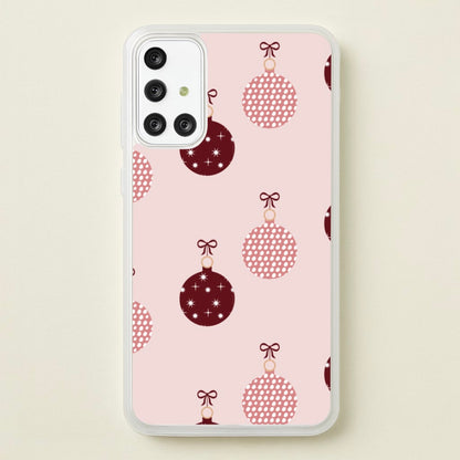Christmas Bauble Pattern  - Christmas Phone Case for Galaxy A71