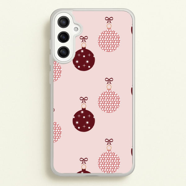 Christmas Bauble Pattern  - Christmas Phone Case for Galaxy A36