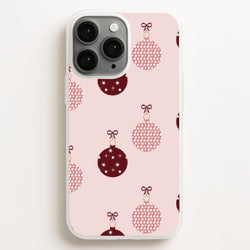 Christmas Bauble Pattern  - Christmas Phone Case for iPhone 11 Pro Max
