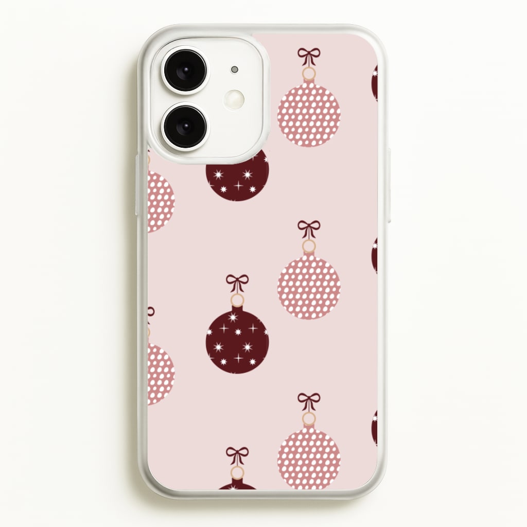 Christmas Bauble Pattern  - Christmas Phone Case for iPhone 11